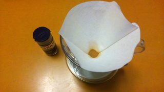 フィルターセットしてシナモン