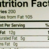 アメリカ食品栄養表示炭水化物と糖質